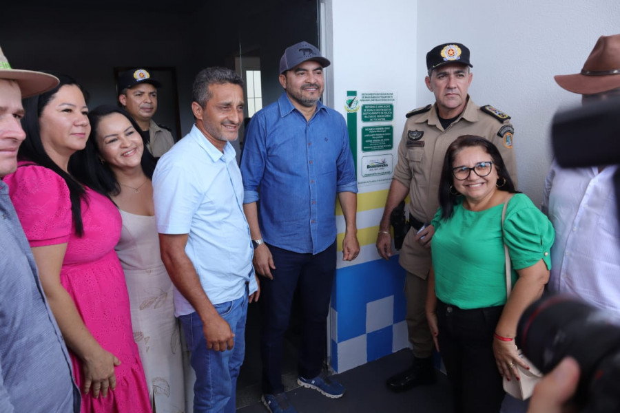 Governador Wanderlei Barbosa inaugura destacamento da Polícia Militar emquini 6 controlar
 e entrega obras no município